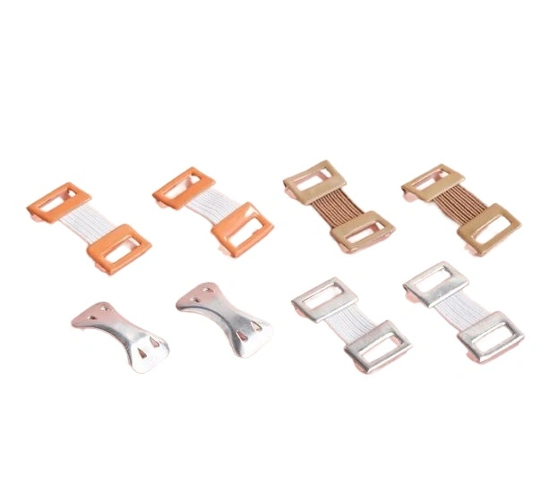 Piel carne Beige Color aluminio vendas clips con banda elástica