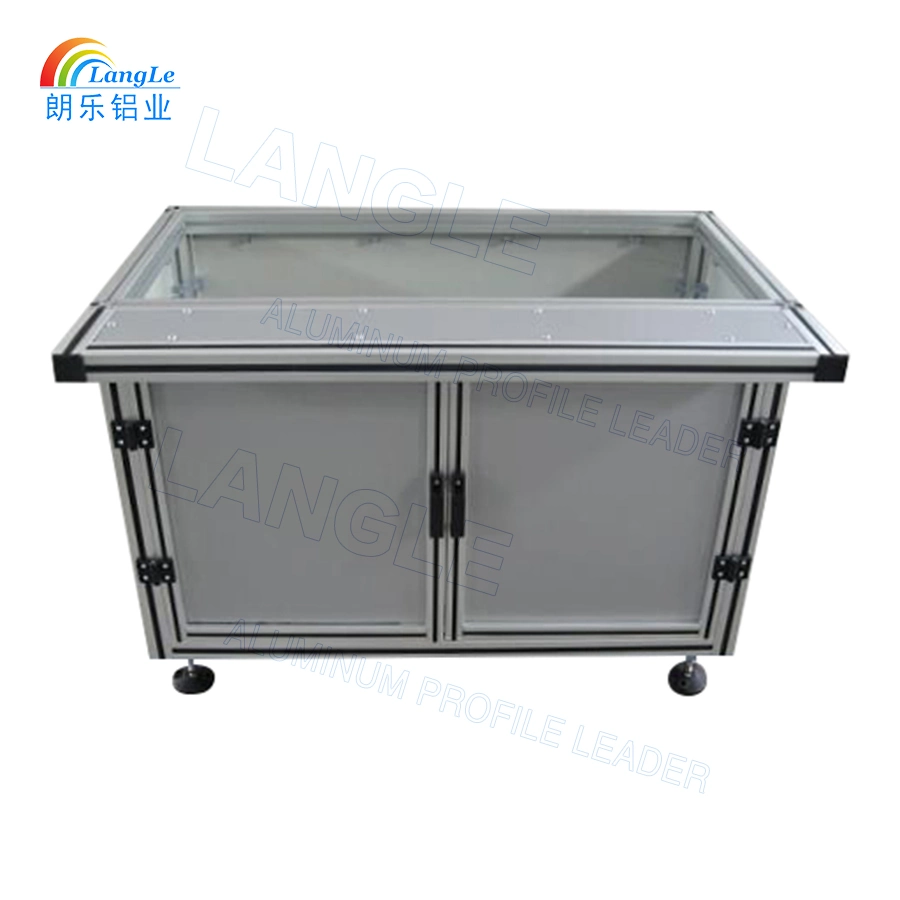 Aluminium Profile 4040 Good Quality Silver Anodized Extruded Aluminium Storage Rack