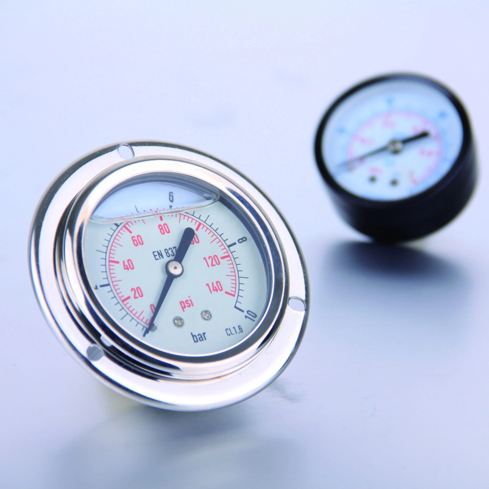 Accurate and Durable Stainless Steel Air Pressure Gauge with Oil