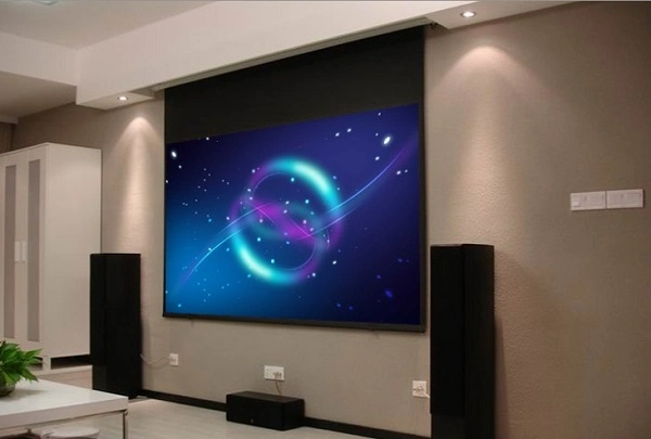 Grande ecrã de projecção eléctrico 200 polegadas / Grande ecrã eléctrico