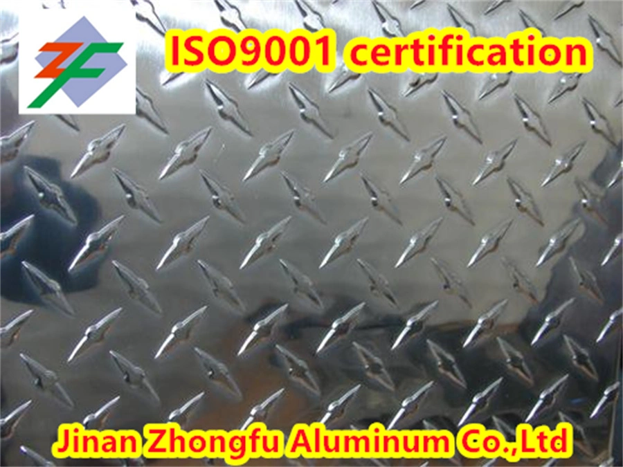 1060 4X8 Painted Decorative Aluminum Diamond Plate Sheet Metal Price