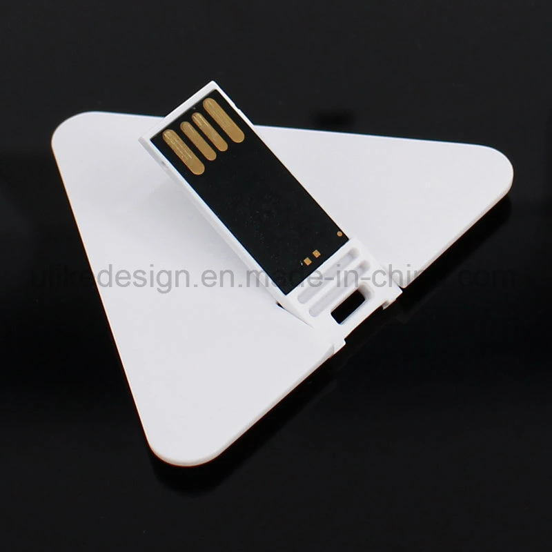 Promotional Triangle Card USB Flash Drive Customized Logo USB Pen Drive 2GB 4GB 8GB