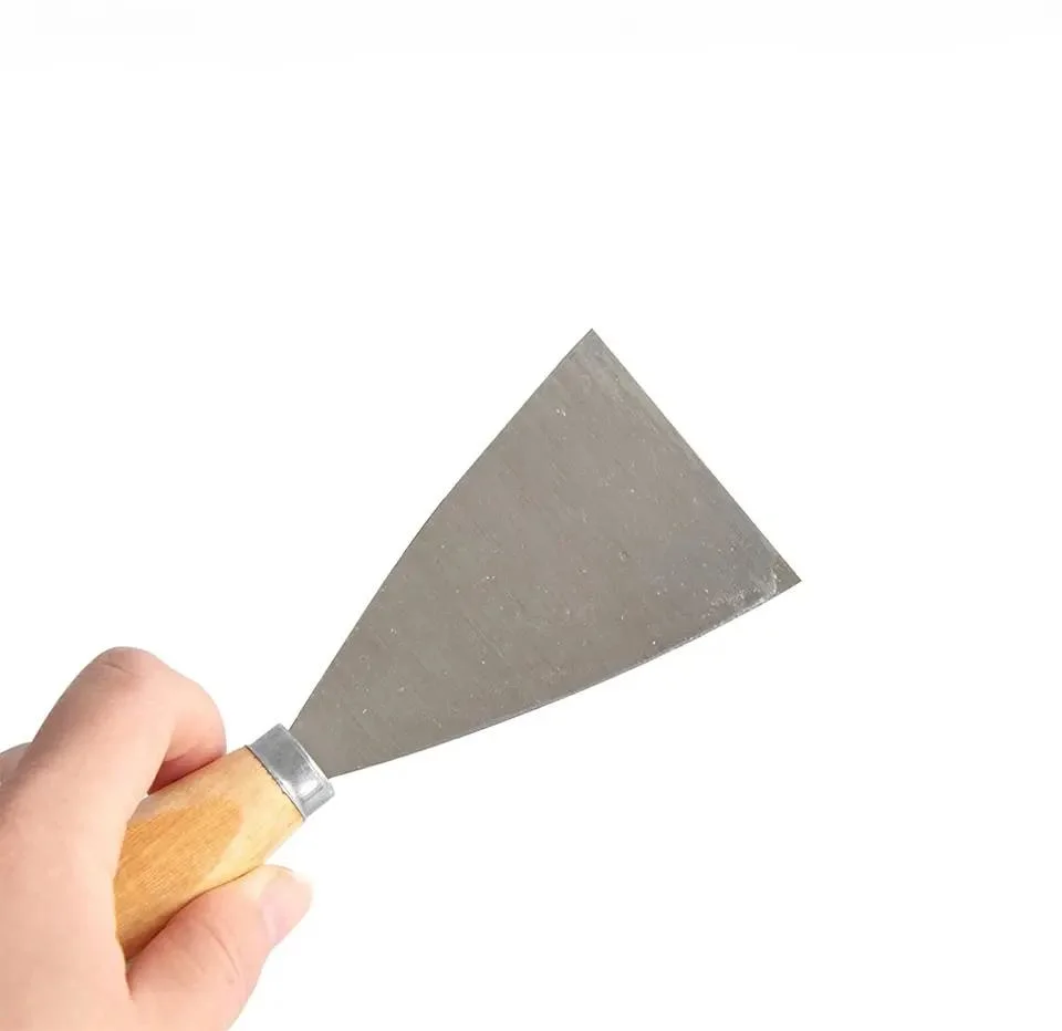 High quality/High cost performance  Wooden Handle Putty Knife Putty Knife Bulk for Drywall Wooden Handle