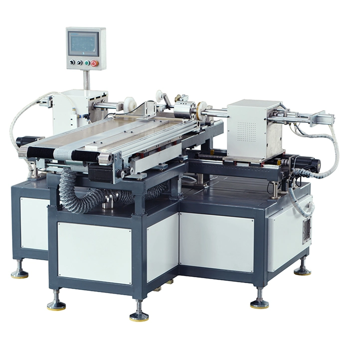 Automatic Paper Round Box Can Container Cover Pasting Edge Folding in Bottom Binding Sealing Forming Machine