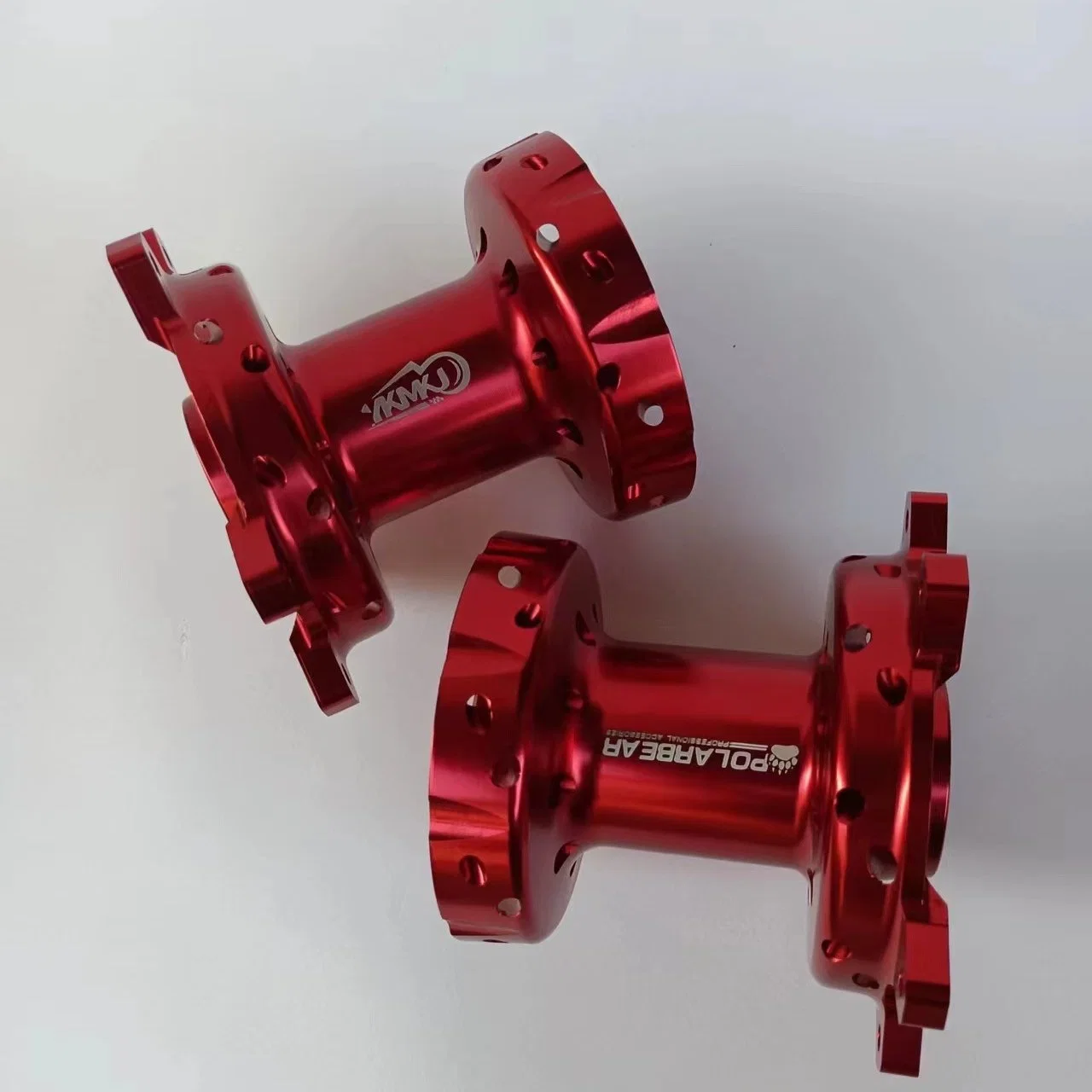 Motorcycle Wheels CNC Machined Billet Hubs Accessories with Powder Coating
