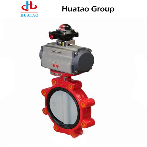 Pneumatic Vacuum Ductile Iron Stainless Steel Butterfly Valve