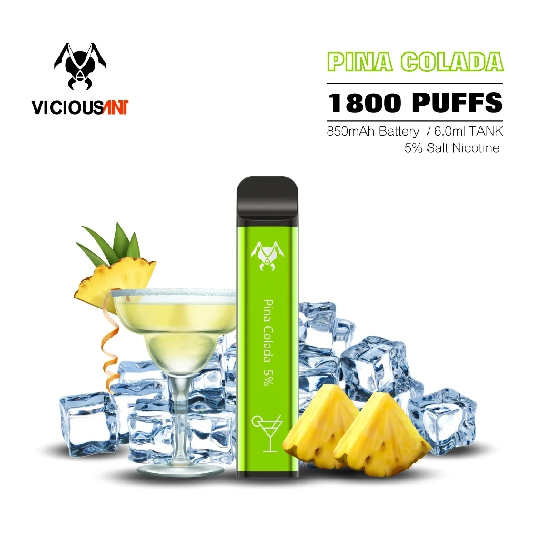 Wholesale/Supplier Disposable/Chargeable E Cig with 1800 Puffs Pre-Filled OEM Supported Vape