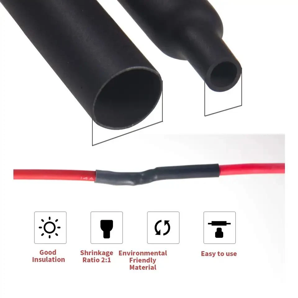 High Performance Waterproof Insulated Single Wall Adhesive Marine Heat Shrink Tubing