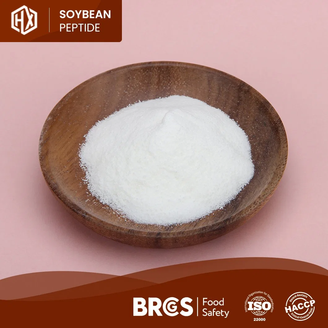 Haoxiang China High Purity Water Soluble Small Molecule Soy Peptide Wholesale/Supplier Custom Bulk High Purity Soybean Peptide Powder in Immune and Anti-Fatigue