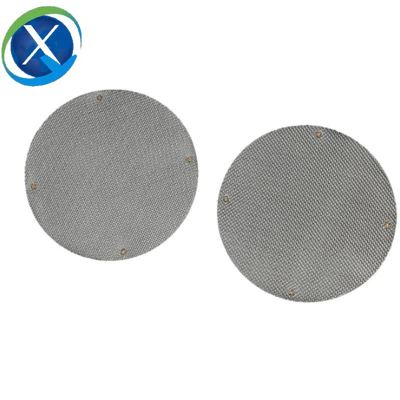 Stainless Steel 304 Double Layer 50 70 100 150 Micron Spot Welding Wire Mesh Filter Discs