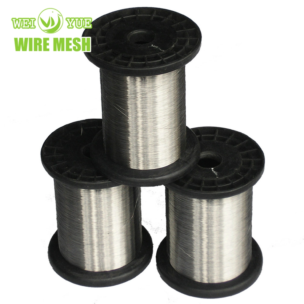 Ultra Thin 316L 0.04 mm Bright Annealed Stainless Steel Weaving Wires/Sewing Thread Used for Cut Resistant Gloves