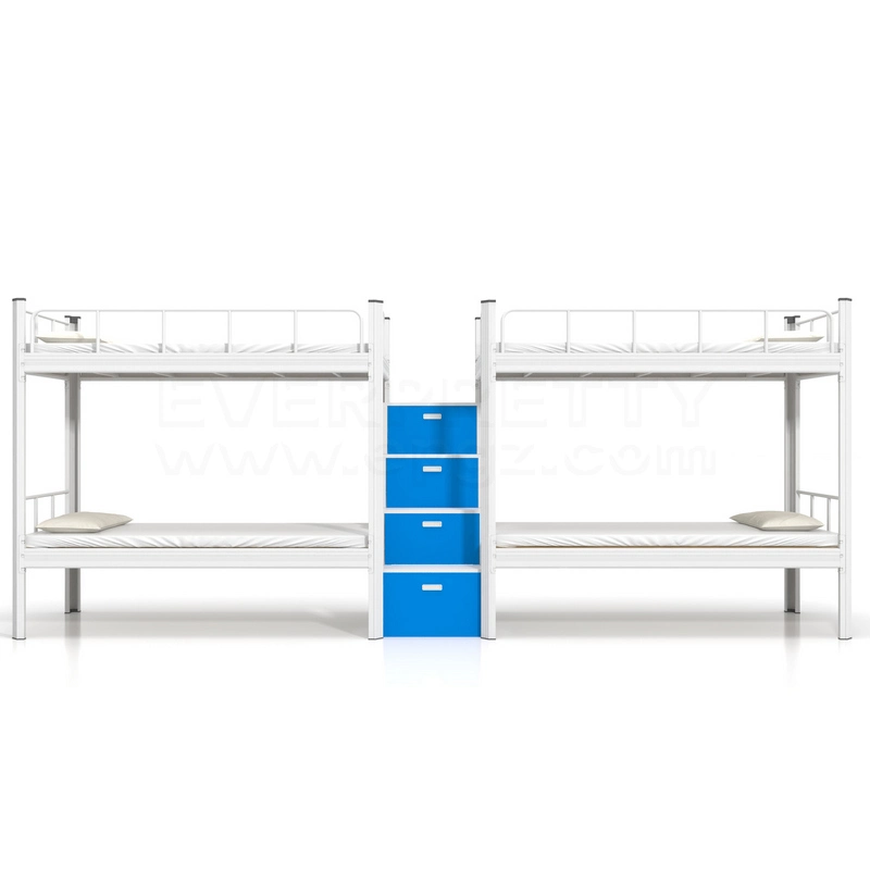 Medical Student Dormitory Single Loft Bunk Bed with Cabinet