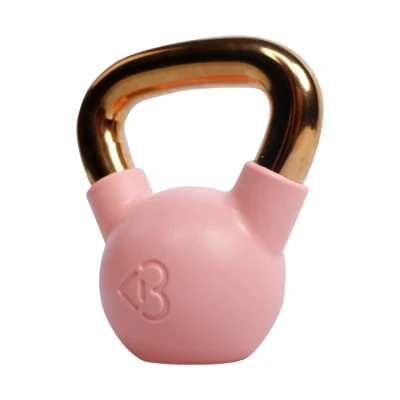 China fábrica de Hervidor Bell hierro fundido Vinyl pesas establecer gimnasio Kettlebell de fitness para la venta