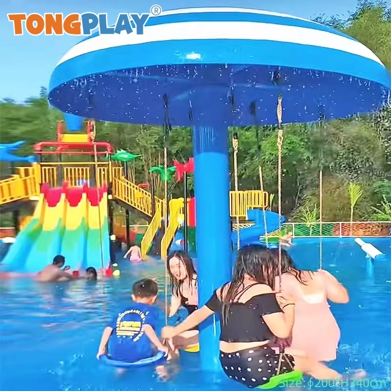 Water Park Equipment Mushroom Water Spray for Children Play Area Entertainments