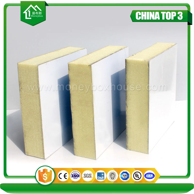 25mm 50mm Flat Aluminum Metal Pi PUR Puf Insulated Sandwich Panels Price