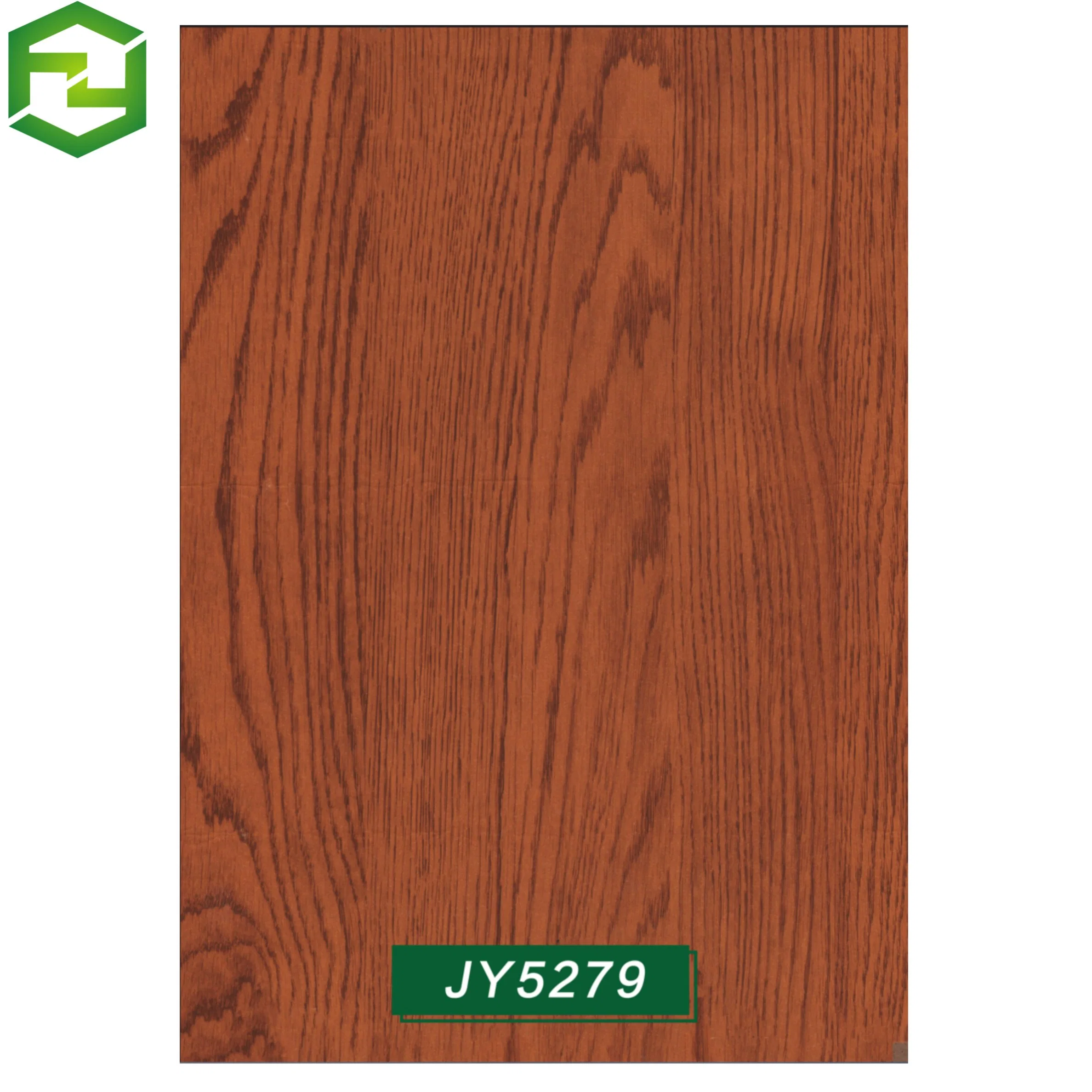 Color grueso personalizado Alta calidad E0/E1 papel de melamina de grano de madera Contrachapado laminado Tablero de partículas MDF Tablero de fibras