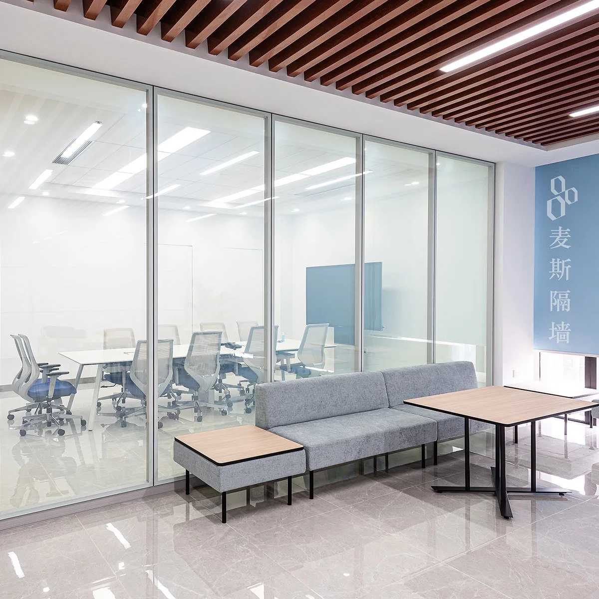 Glass Office Partition Wall Clear Glass Partition