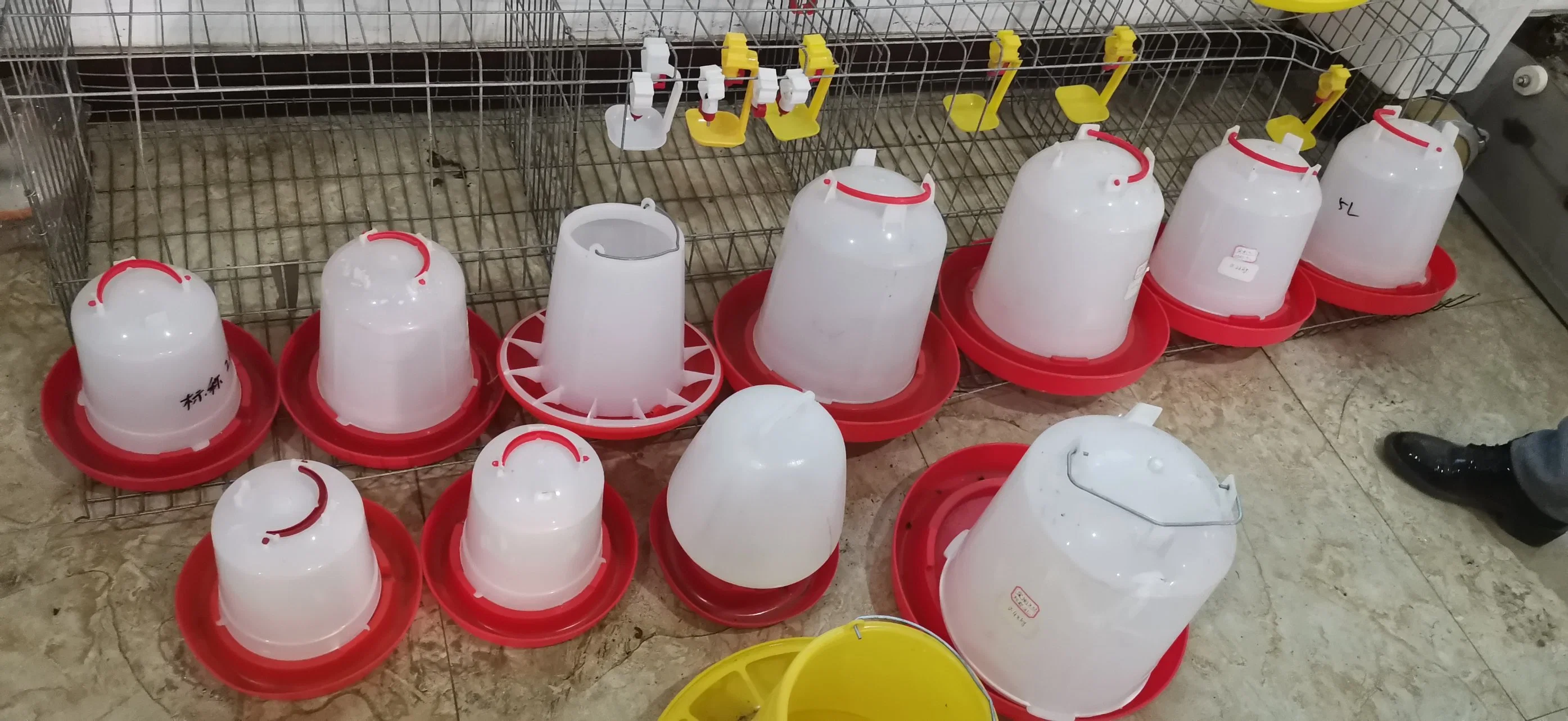Convenient to Add Water Plastic Drinking System Chicken Water Bucket