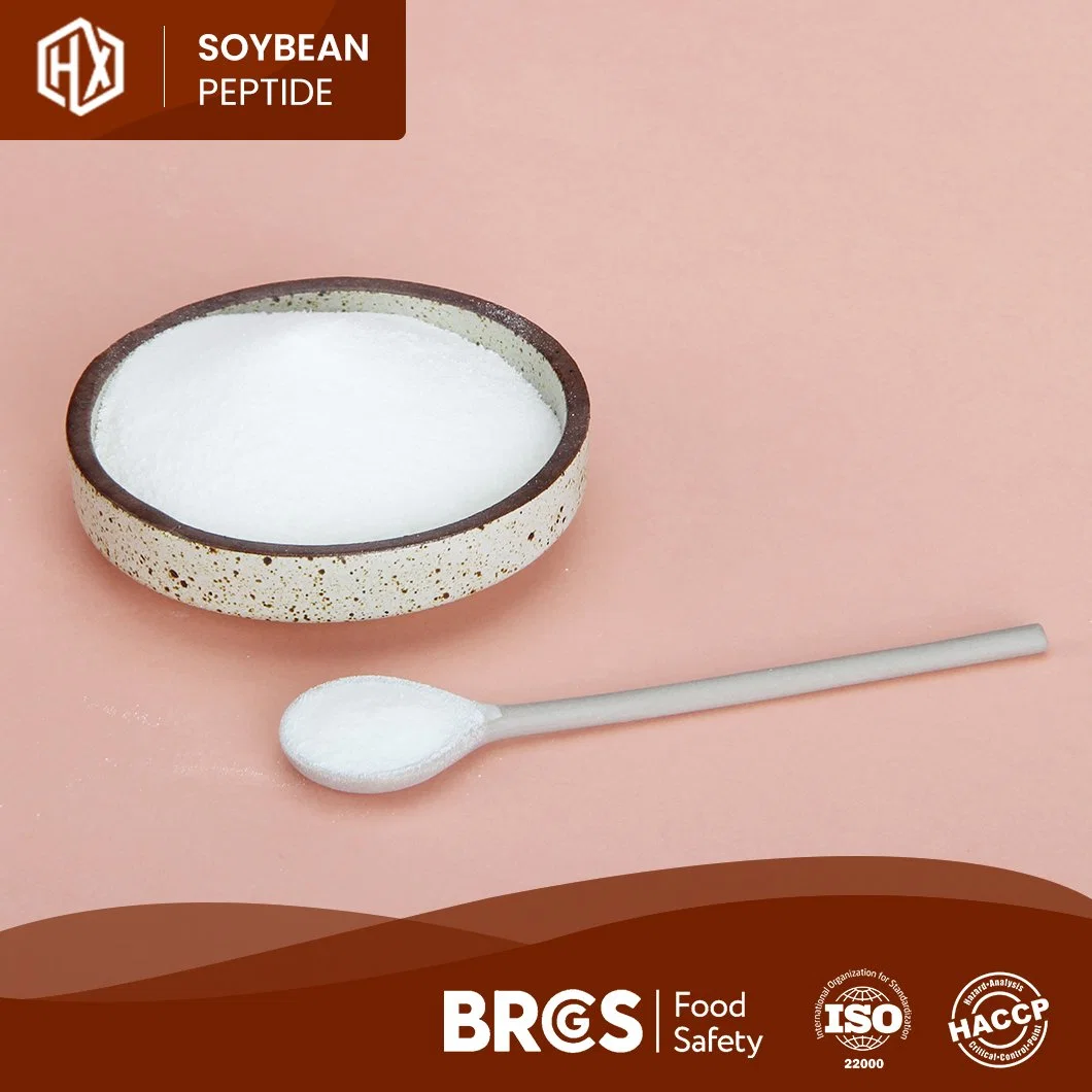 Haoxiang High Purity Water Soluble Small Molecule Soy Peptide OEM Custom Food Grade Bulk High Purity High Protein EU Organic Isolated Soy Sprout Peptide Powder