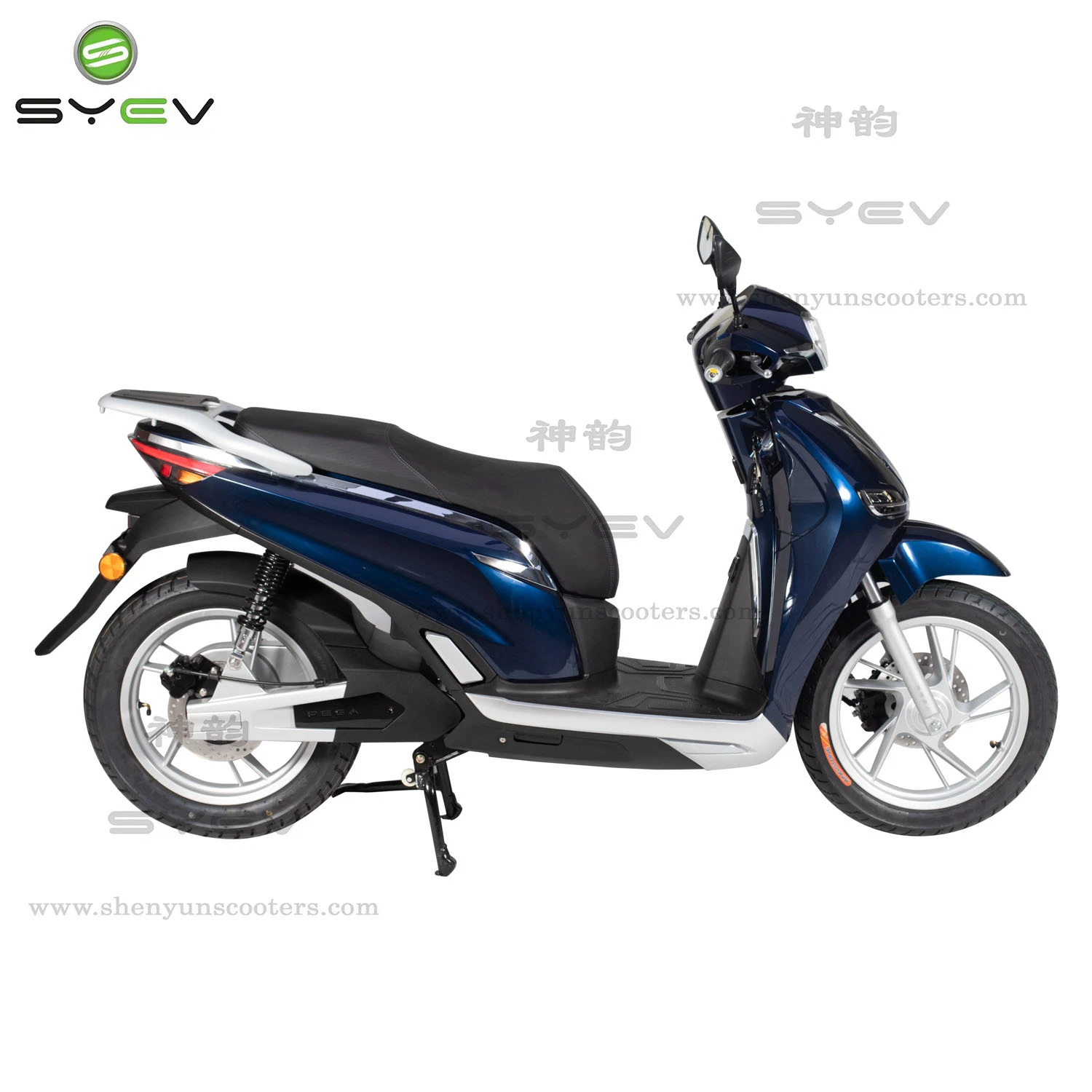 Syev Super Rápido T500 motocicleta eléctrica 3000W 16pulgadas rango de 145km de bicicleta eléctrica de Scooter eléctrico