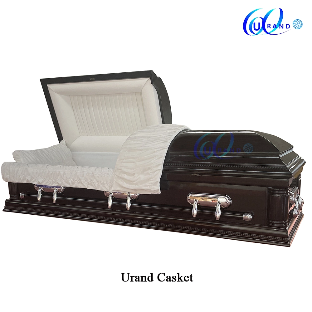 Metal Silver Color Unique Color for Special You Like Silver 18ga Solid Wood Casket