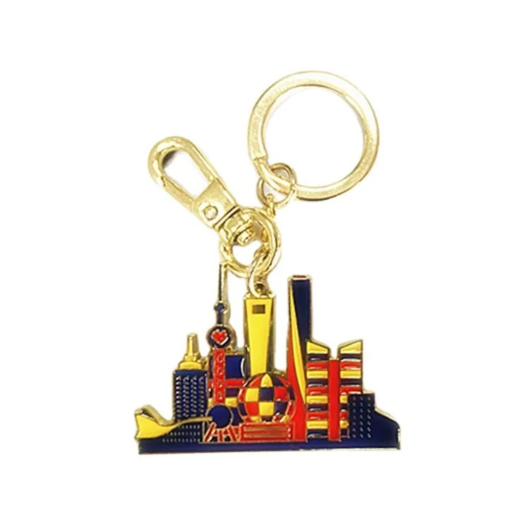 Souvenir Collection 3D Metal Souvenir Keychain Key Ring