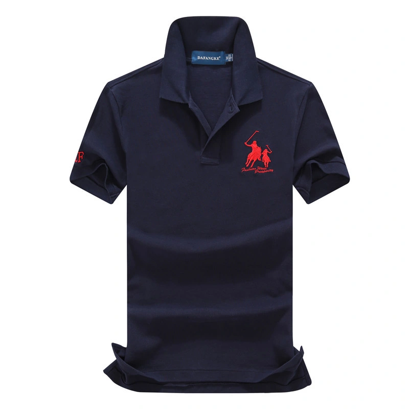 China Wholesale Cheap High Quality Solid Cotton Breathable Polo Shirts Manufacturers