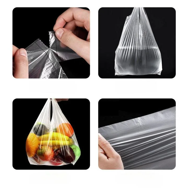 Food Storage Roll Bags Pack Food Plastic Bag Roll Plastic Bags