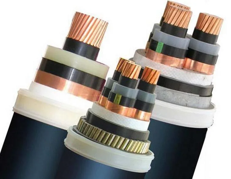XLPE PVC Insulated Low Voltage Copper Alloy Power Cable Underground 4 Core Armoured Electric Cable