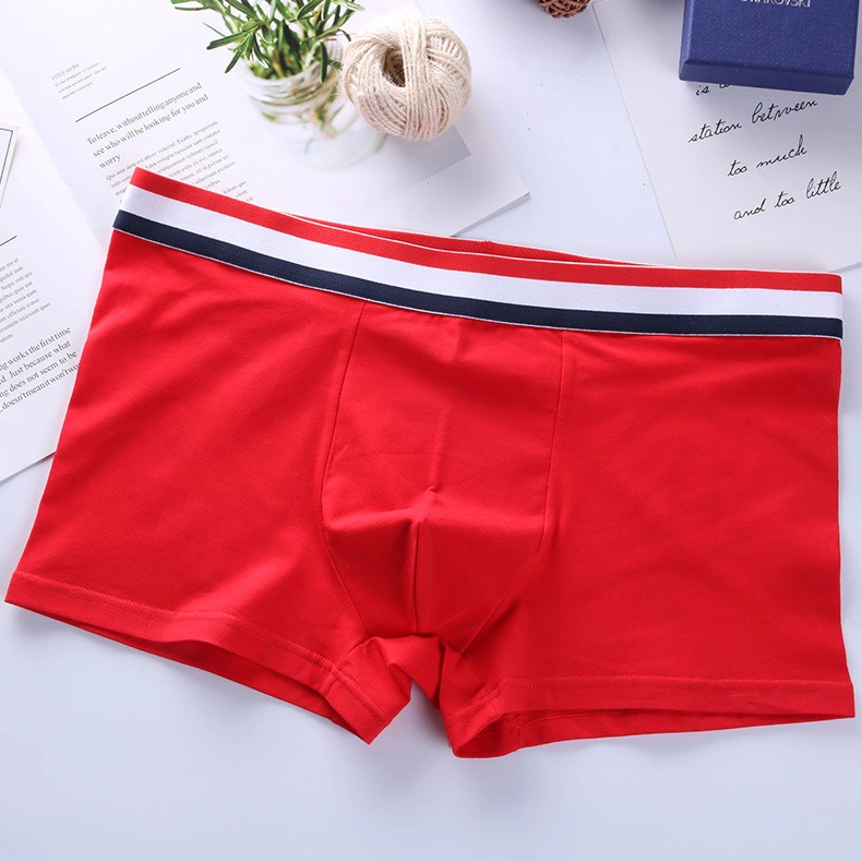 Los hombres la ropa interior de seda pantalones plano seco y cómodo de los hombres transpirable de ropa interior Boxer