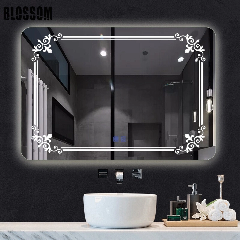 OEM Bathroom Vanity Cosmetic Frameless Make up Mirror Light LED