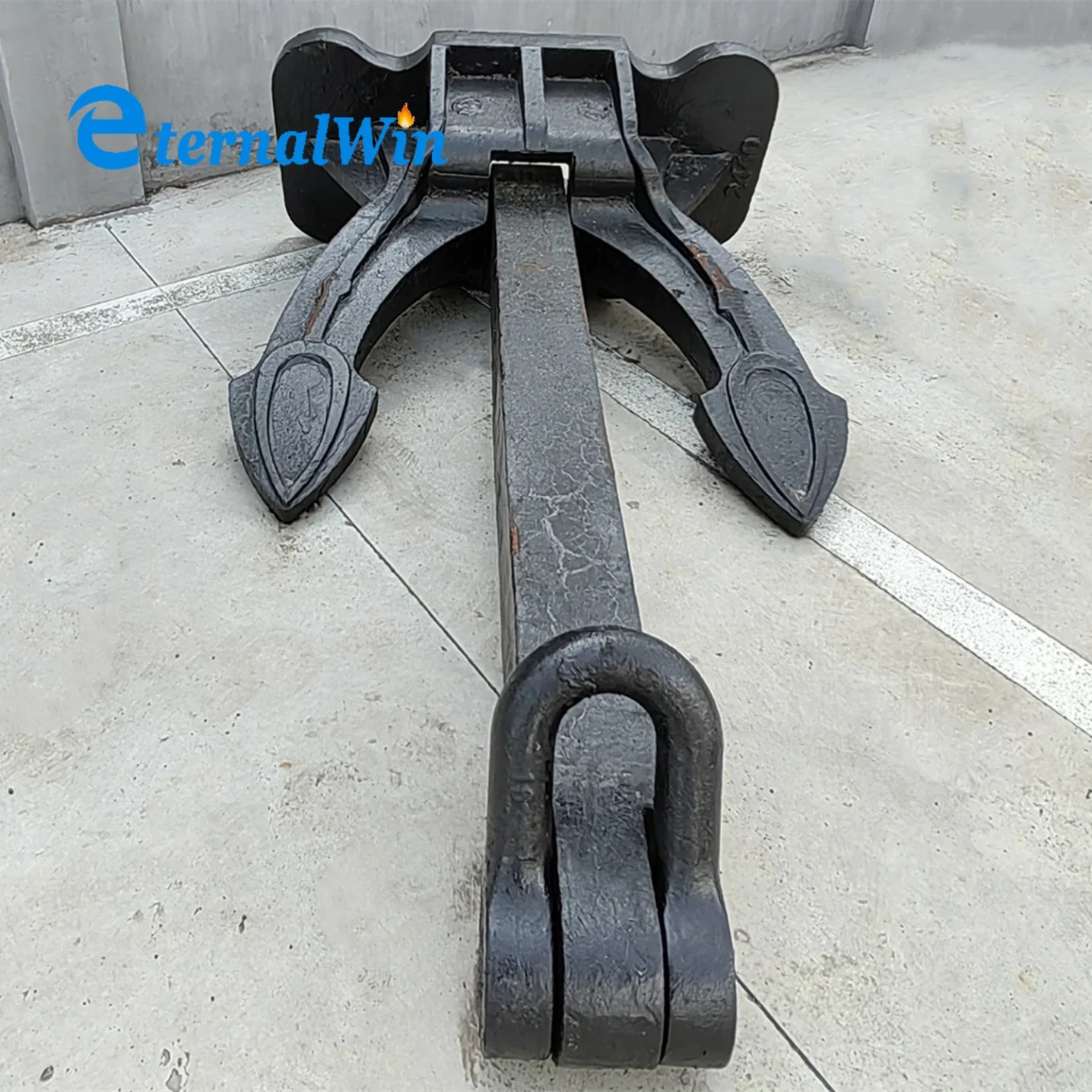 Marine Parts Sea Black Delta Flipper Anchor Marine Anchor for Marine Ship