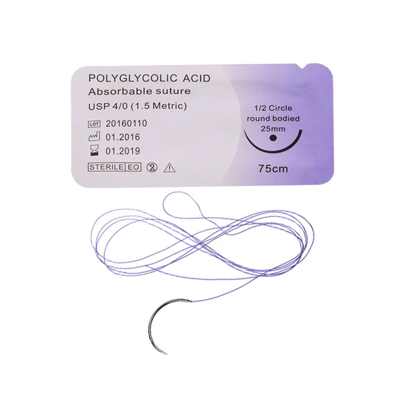 High quality/High cost performance  Non Absorbable Suture Nylon Monofilament Suture Medical Nl Suture Thread with or Without Needle