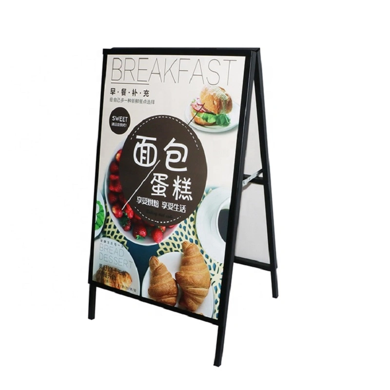 Custom Cheap Iron Double Side a Frame Sign A1 Trade Show Poster Board Stands Display Stand