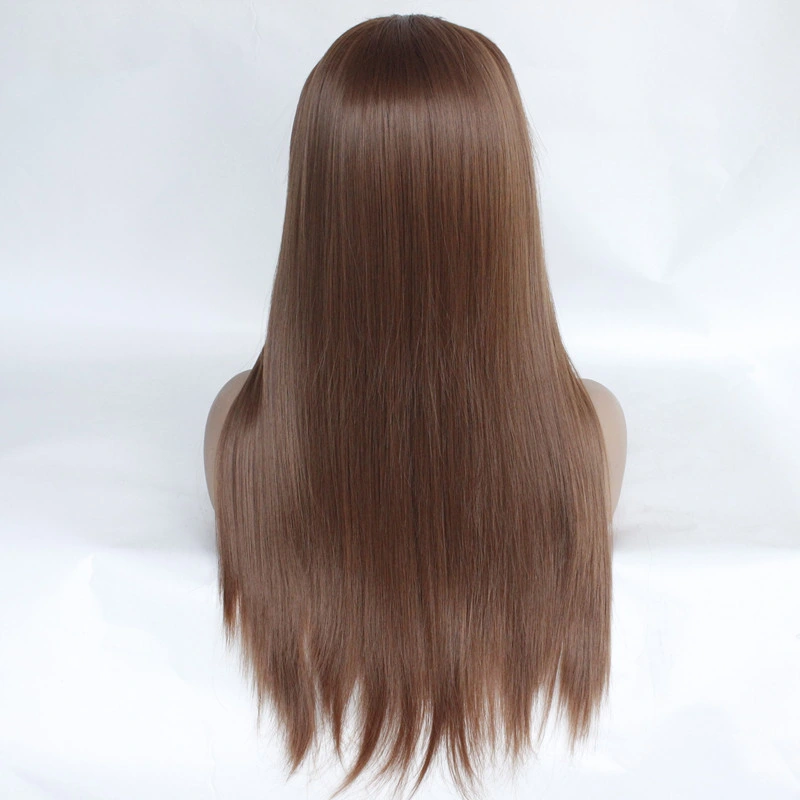 Inches Long Heat Resistant Lace Front Wig Brown