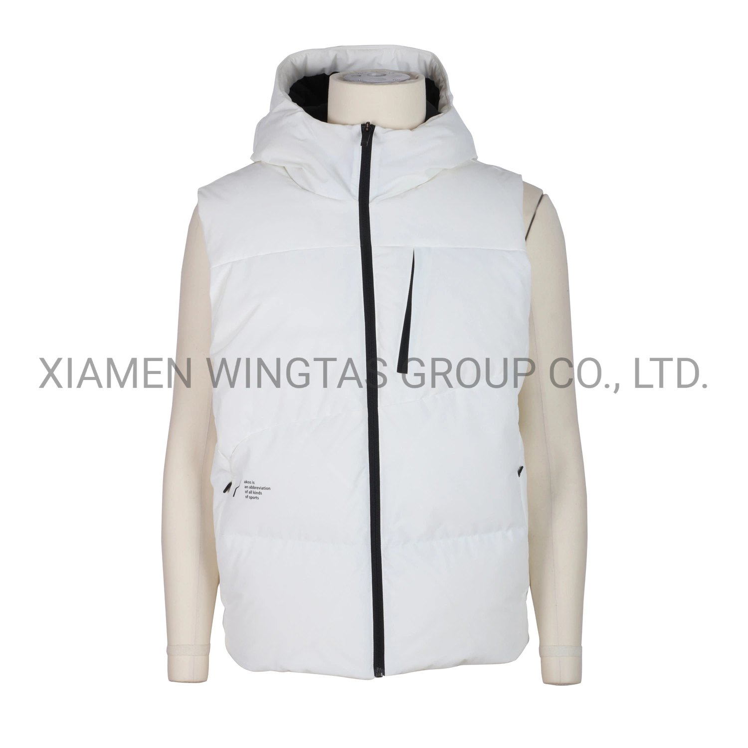 Basic Customization Fashion Down Clothing Puffer Down Vest Apparel Bodywarmer