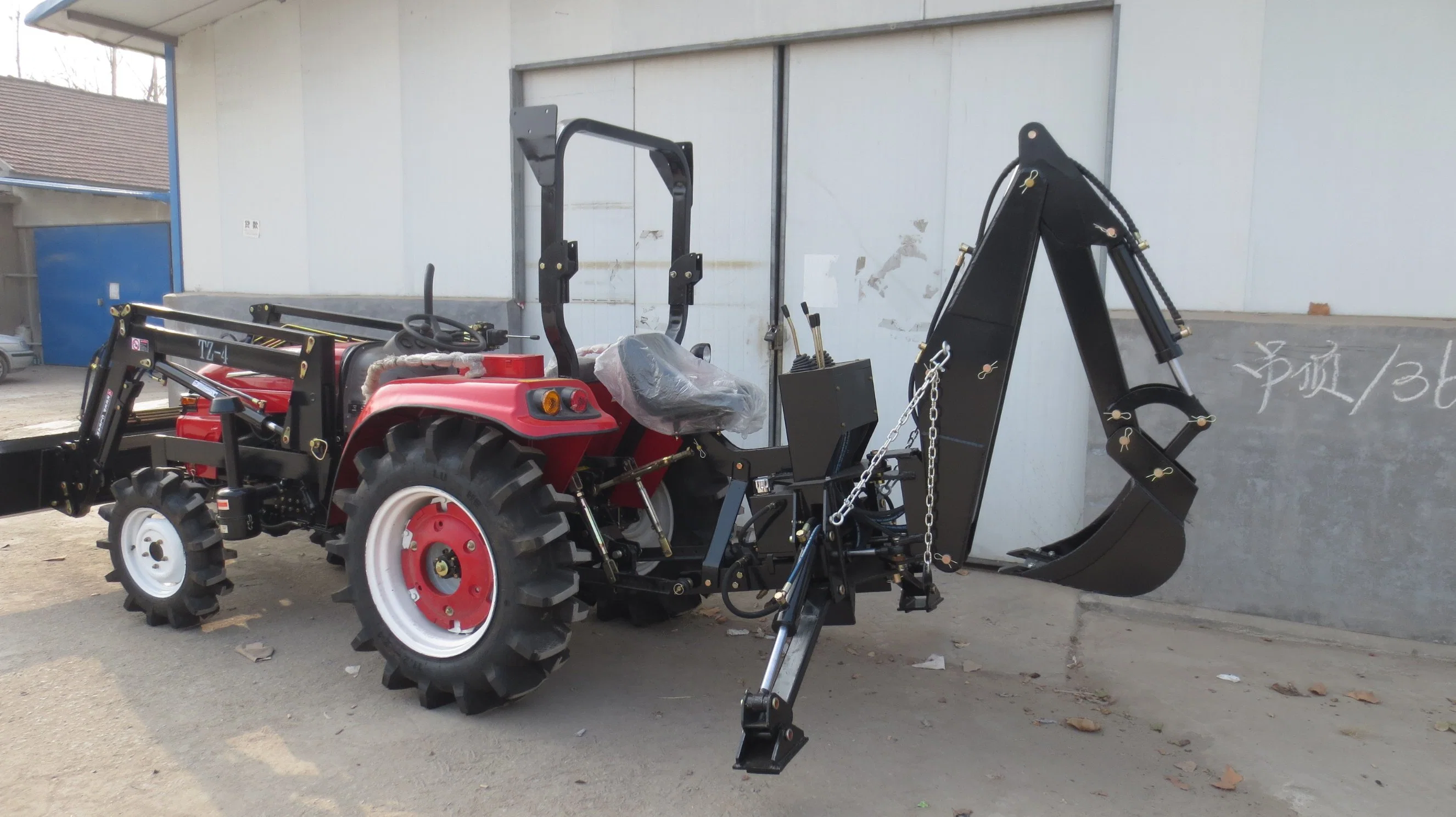 35HP 8f+8r Transmission Shifts Agriculture Walking Tractors with Cabin