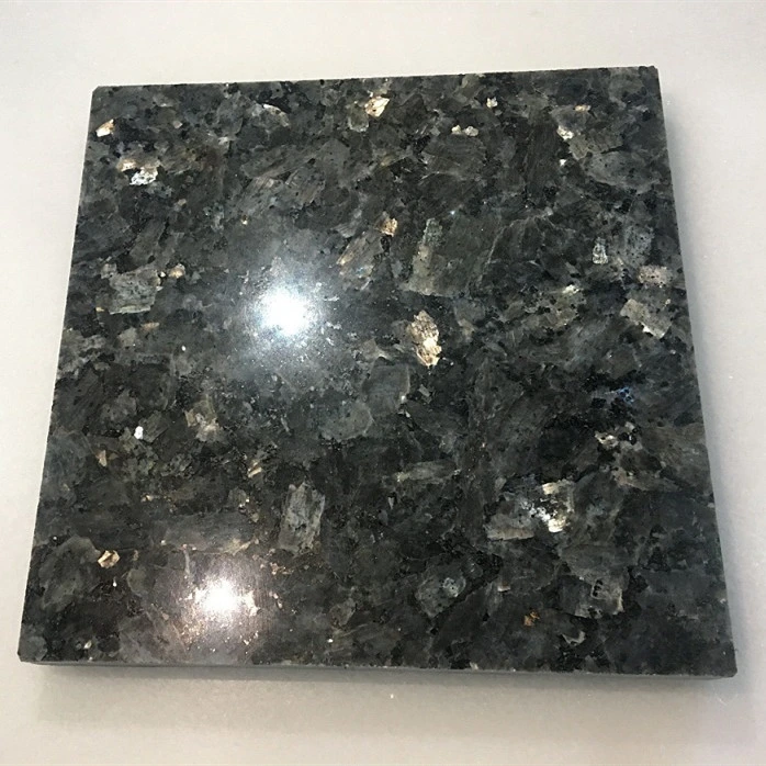 Chuletas de piedra de granito azul marino pulido para Countertop/Stair