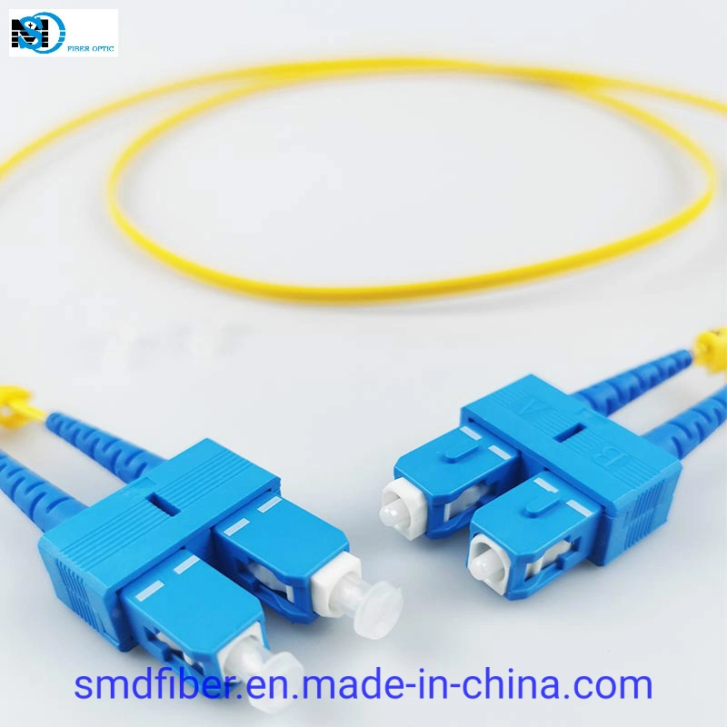 Sc/Upc-Sc/Upc Optical Fiber Patch Cord 2.0mm LSZH for Telecommunication Tools