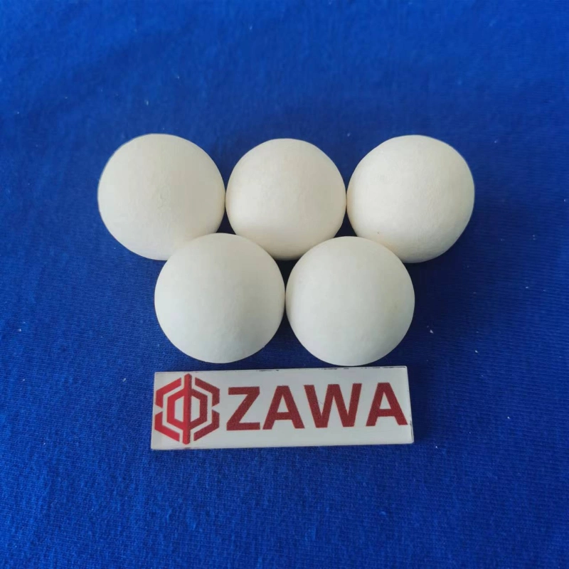 Inert Alumina Ball High Hardness Acid and Alkali Resistant Chemical Ceramic Packing Ball for Tower Packing 50mm