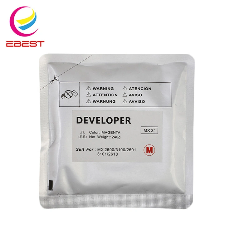 Ebest Compatible Mx31 Developer Powder Use for Sharp Mx2600 3100 2601 3101 2618 4101 5001