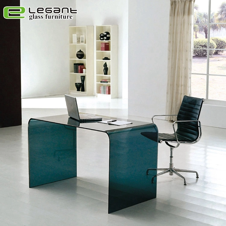 Furniture Design Luxury Office Computer Glass Table Desk