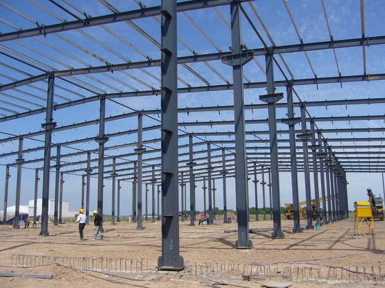 Prefabricated Steel Structures Open Wall Industrial Construction Buildings