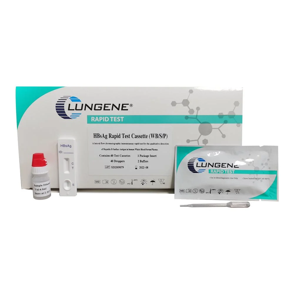 Medizinische Diagnostik Hbsag Vollblut/Serum/Plasma-Testkit