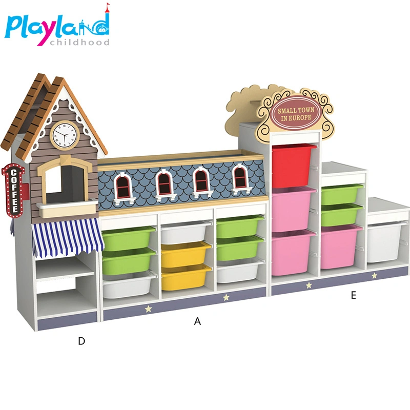 2019 New Style Colorful Kids Toy Storage Unit School Furniture