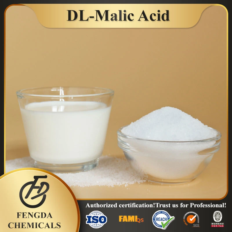 Factory Supply 99 Granule Powder C4h6o5 617-48-1 Dl Malic Acid Crystalline