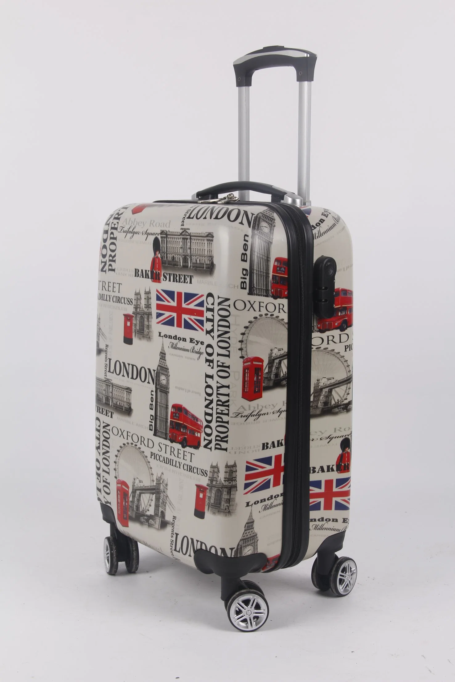 OEM High quality/High cost performance  Luggage ABS/PC Trolley Suitcase 3 Set