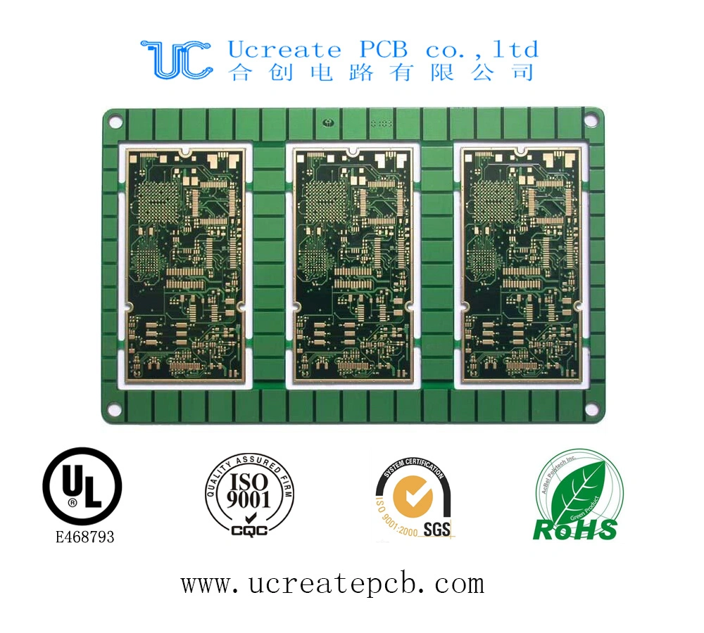 PCB Manufacturers PCBA Assembly Printed Circuit Board Supplier Green Silver Telecom Wireless PCB