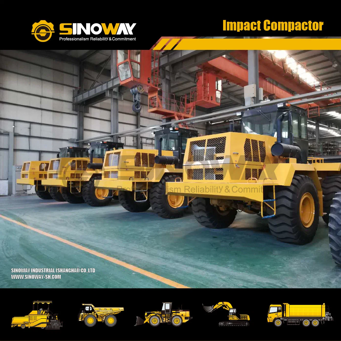 Construction Tractor Swt360 Towing Tractor for Impact Roller in Malaysia