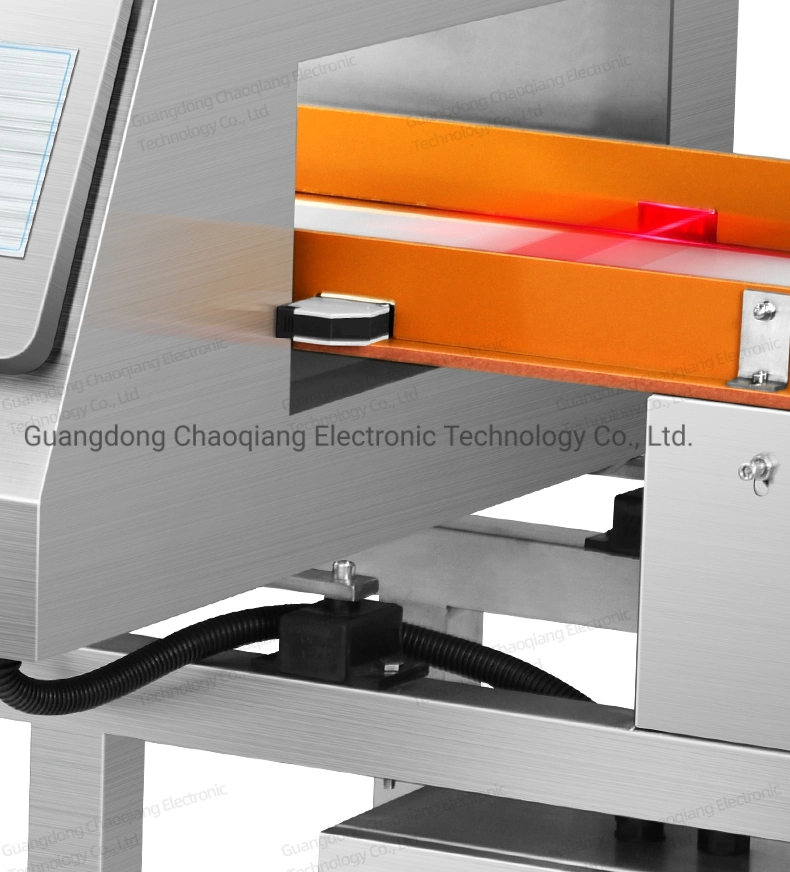 Pastel de correa dispositivo detector de metales para la industria alimentaria mariscos congelados